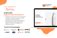 Avène USA Magento 2 Store Development